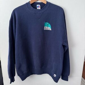 Vintage 1998 Madison Open sweatshirt navy blue Size Large